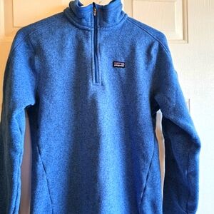 Blue Patagonia Quarter-Zip Pullover